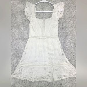 Alice and Olivia White Dress